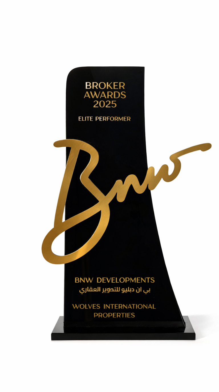 BNW Developments Elite Performer Award Trophy