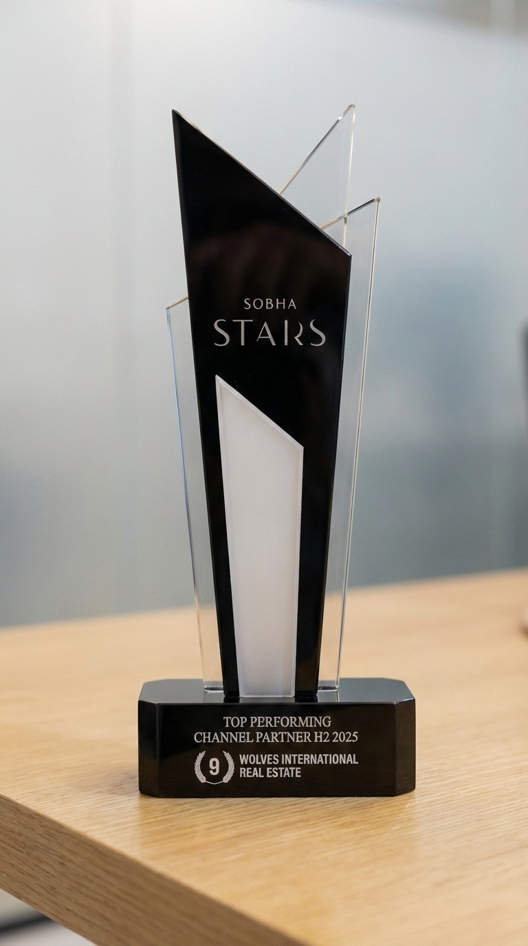 Sobha Top Performing Channel Partner Award Trophy